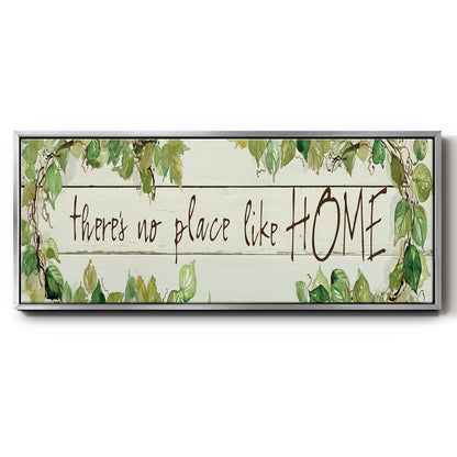 No Place Like Home - Floater Framed Canvas Print