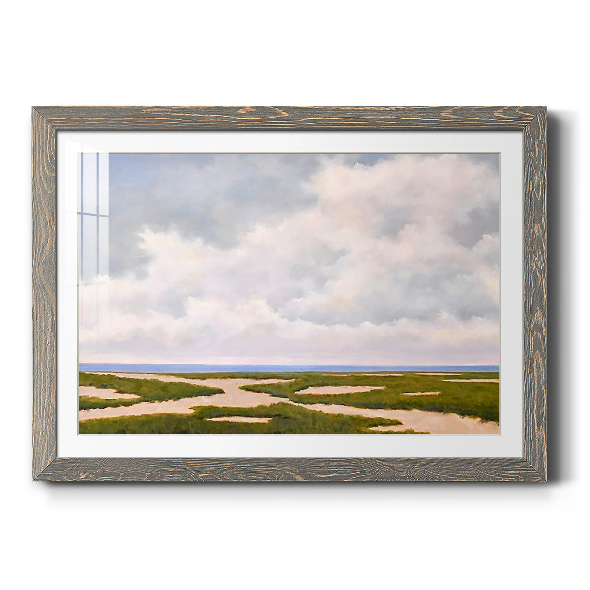 Beach Dunes - Barnwood Framed Art Print