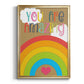 You Are Amazing - Modern Framed Canvas Print