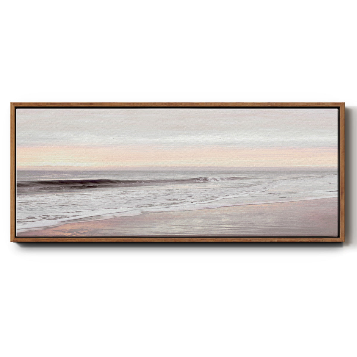 Dawn on the Horizon I - Floater Framed Canvas Print