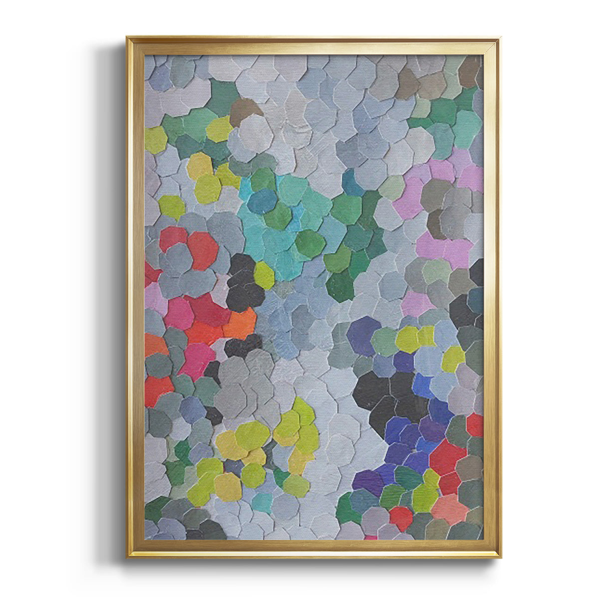 Buckingham Gardens - Modern Framed Canvas Print