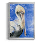 Pelican Pool I - Modern Framed Canvas Print