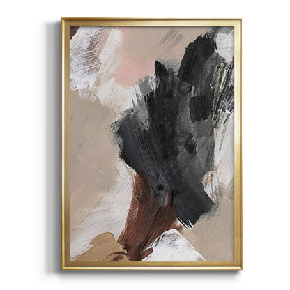 Unbleached Neutrals IV - Modern Framed Canvas Print