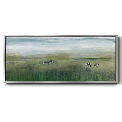 Grazing In Shandelee - Floater Framed Canvas Print