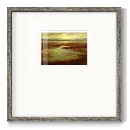 Coastal Views V Premium Framed Print Double Matboard