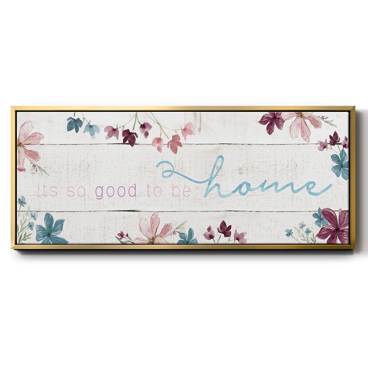Good To Be Home - Floater Framed Canvas Print