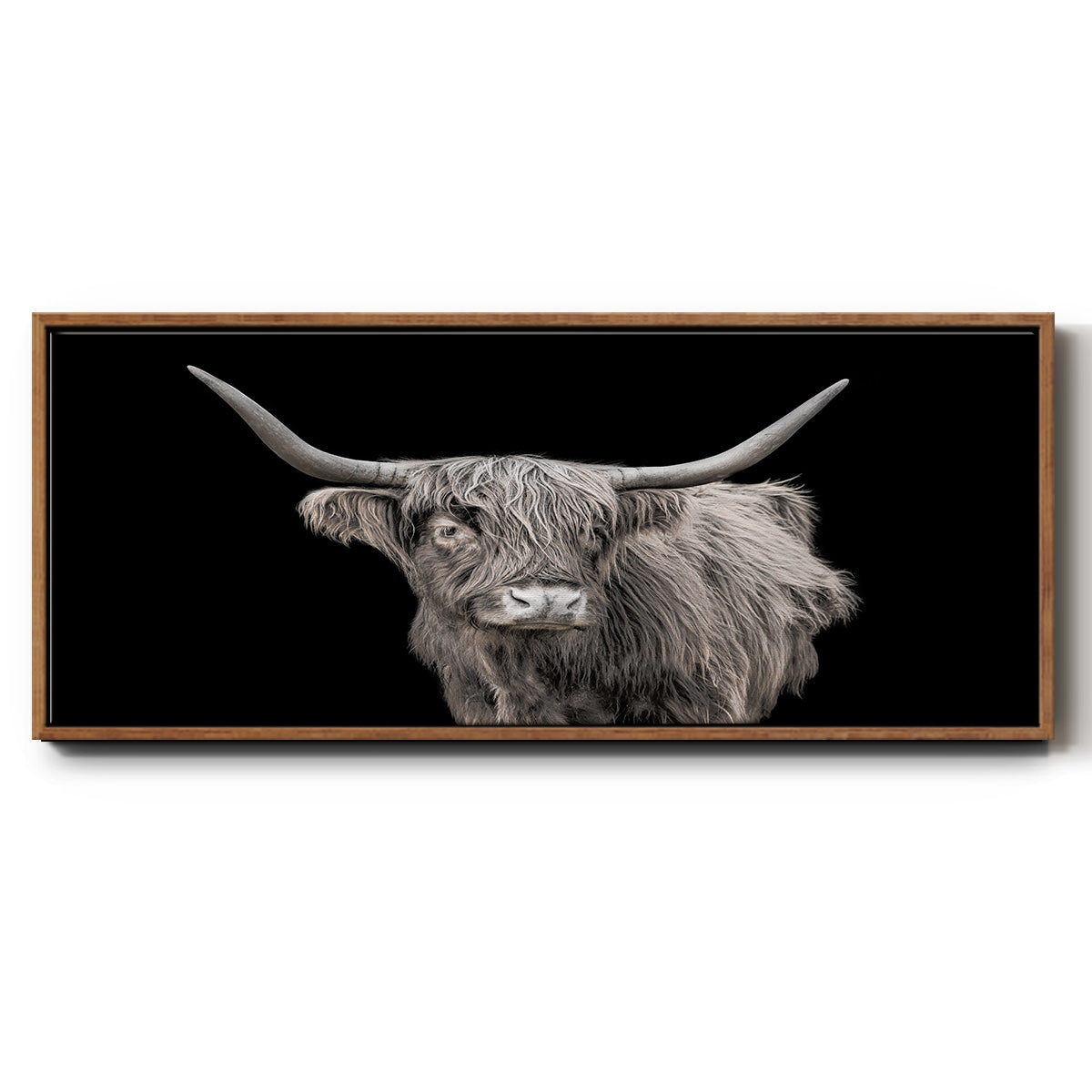 It's a Mooood I - Floater Framed Canvas Print