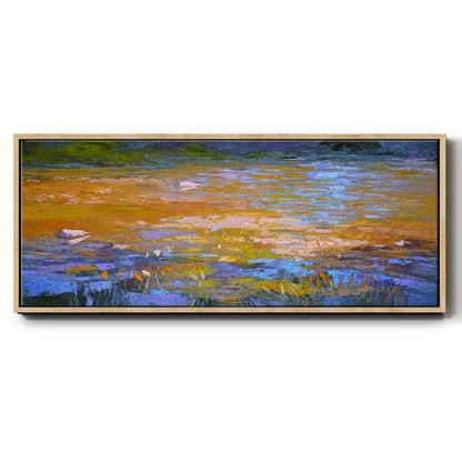 Indian Summer - Floater Framed Canvas Print