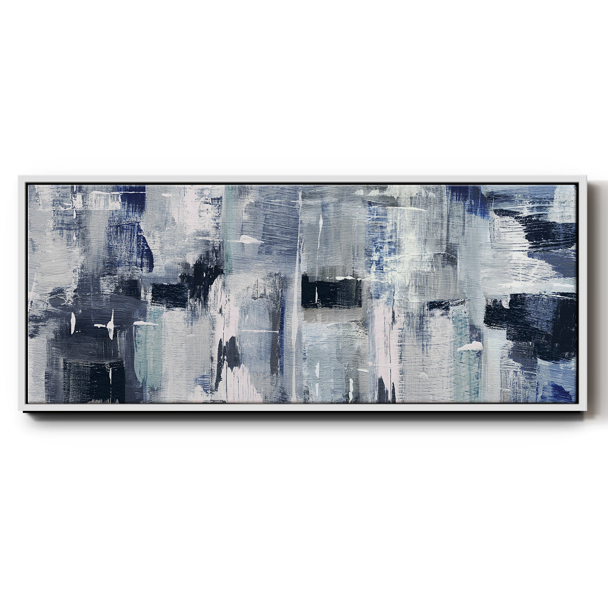 Spring Mountains - Floater Framed Canvas Print