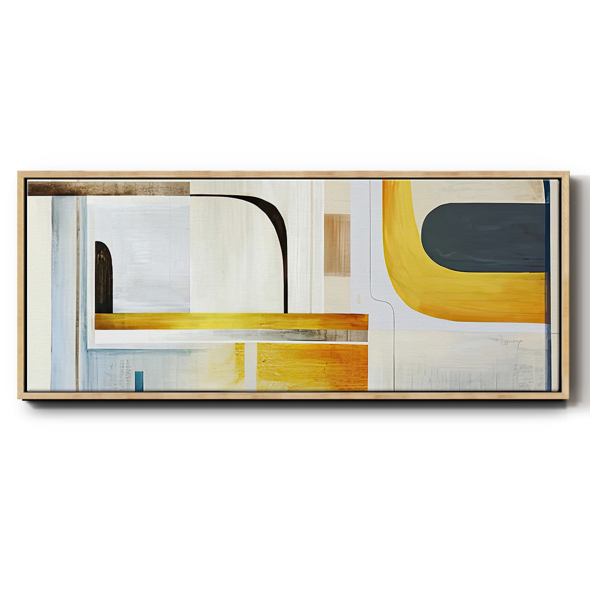 Turnabout - Floater Framed Canvas Print