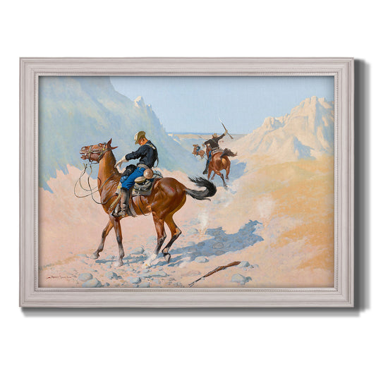 The Advance-Guard - Ornate Framed Canvas Print