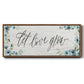 Let Love Grow - Floater Framed Canvas Print