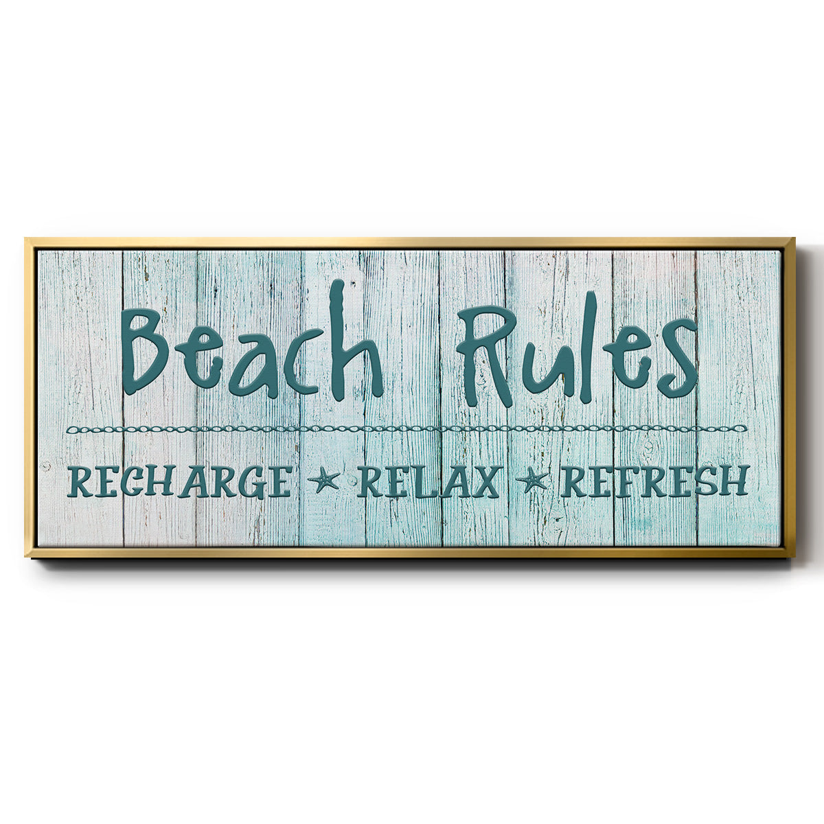 Recharge - Floater Framed Canvas Print