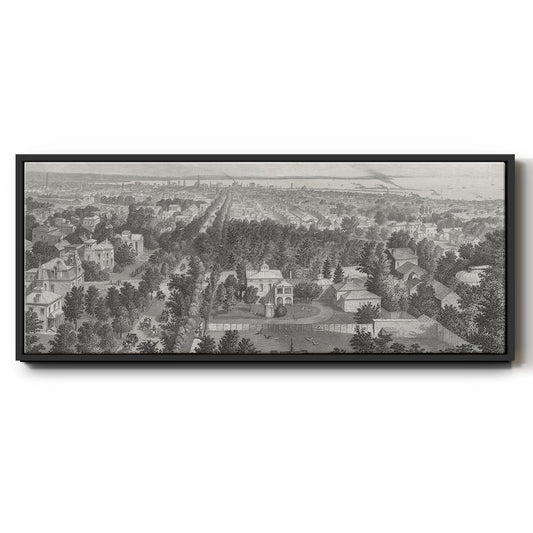 City of Buffalo - Floater Framed Canvas Print