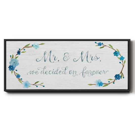 Forever - Floater Framed Canvas Print