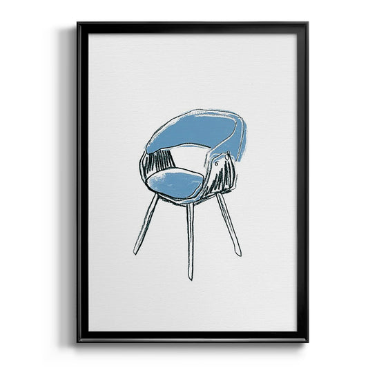 Take a Seat I - Modern Framed Canvas Print
