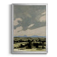 Pink Hazy Sky I - Modern Framed Canvas Print