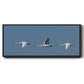 Wing Up Wing down - Floater Framed Canvas Print