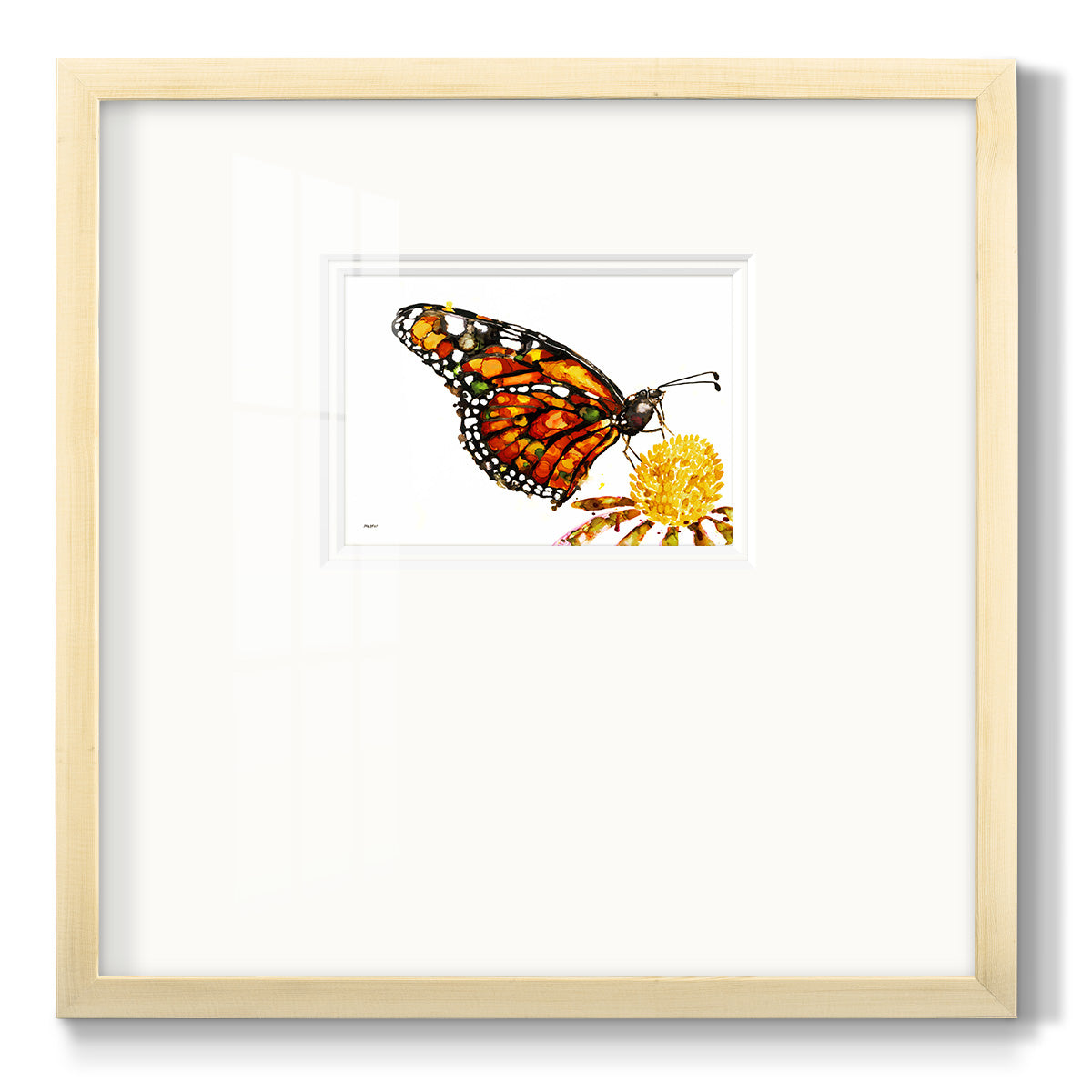 Wings I Premium Framed Print Double Matboard