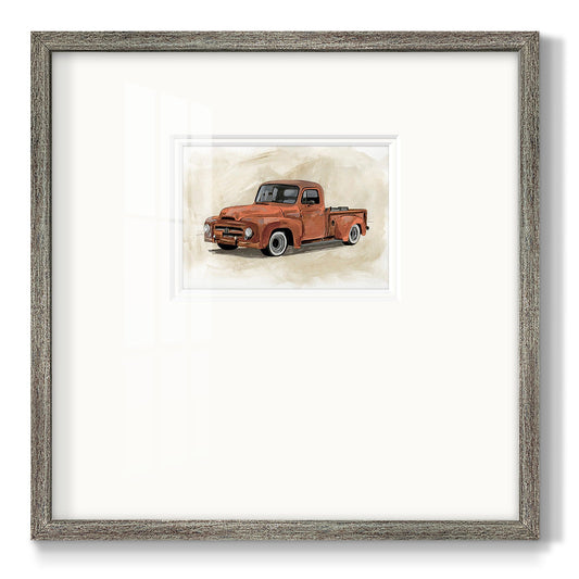 Pickup IV Premium Framed Print Double Matboard