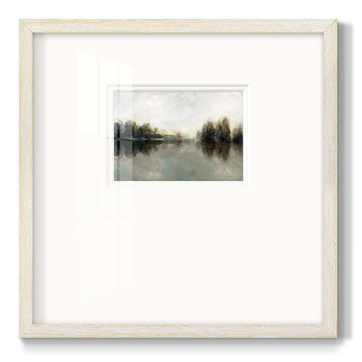 Rainy Sunset Premium Framed Print Double Matboard