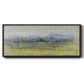 Open Terrain II - Floater Framed Canvas Print