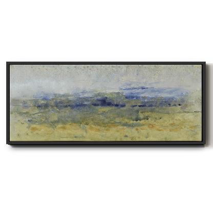Open Terrain II - Floater Framed Canvas Print