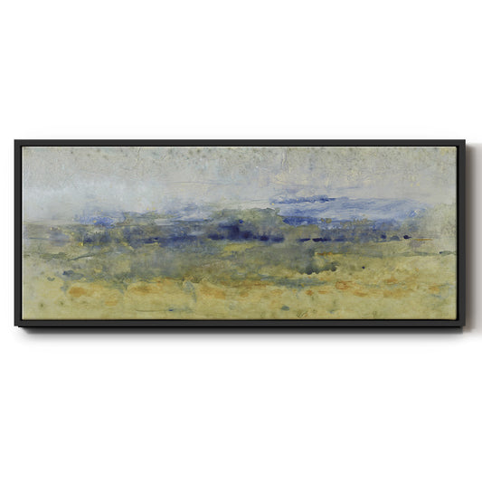Open Terrain II - Floater Framed Canvas Print