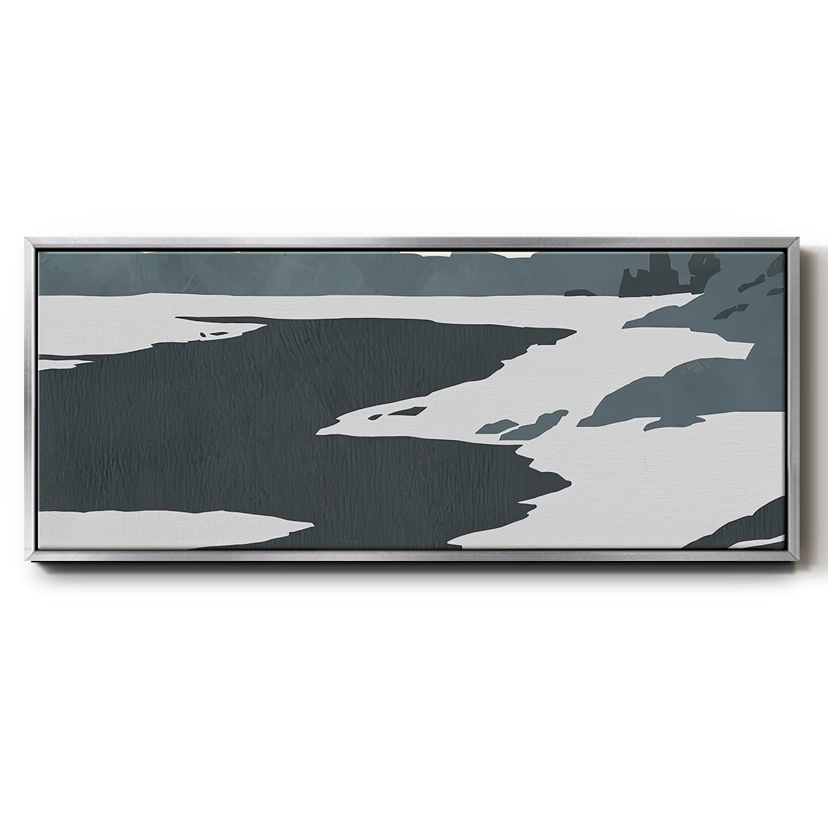Cutter Island IV - Floater Framed Canvas Print