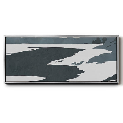 Cutter Island IV - Floater Framed Canvas Print