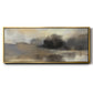 Misty Pond - Floater Framed Canvas Print