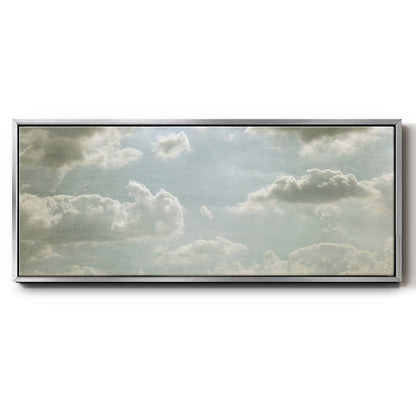 Sky Scrapers III - Floater Framed Canvas Print