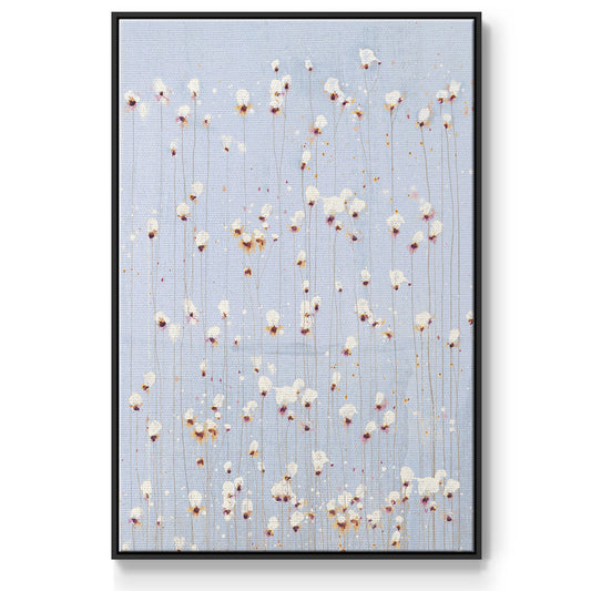 String Theory V1 - Floater Framed Canvas Print