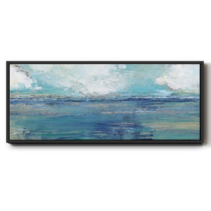 Oceans Away - Floater Framed Canvas Print