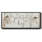Grateful for this Day - Floater Framed Canvas Print