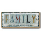 Family Where Life - Floater Framed Canvas Print