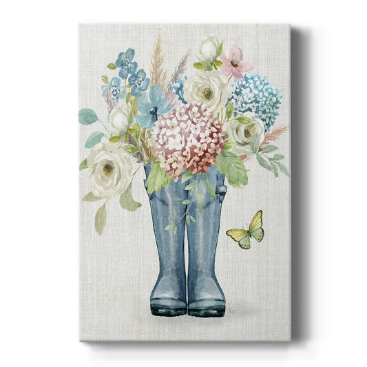 Garden Boots - Canvas Art Print