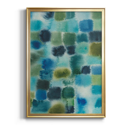 Earthy Plexus II - Modern Framed Canvas Print