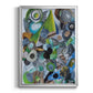 Siesta Beach Glass -  Framed Canvas Print