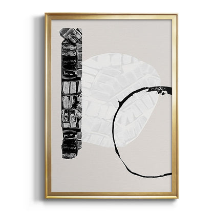 Zen Shapes I - Modern Framed Canvas Print