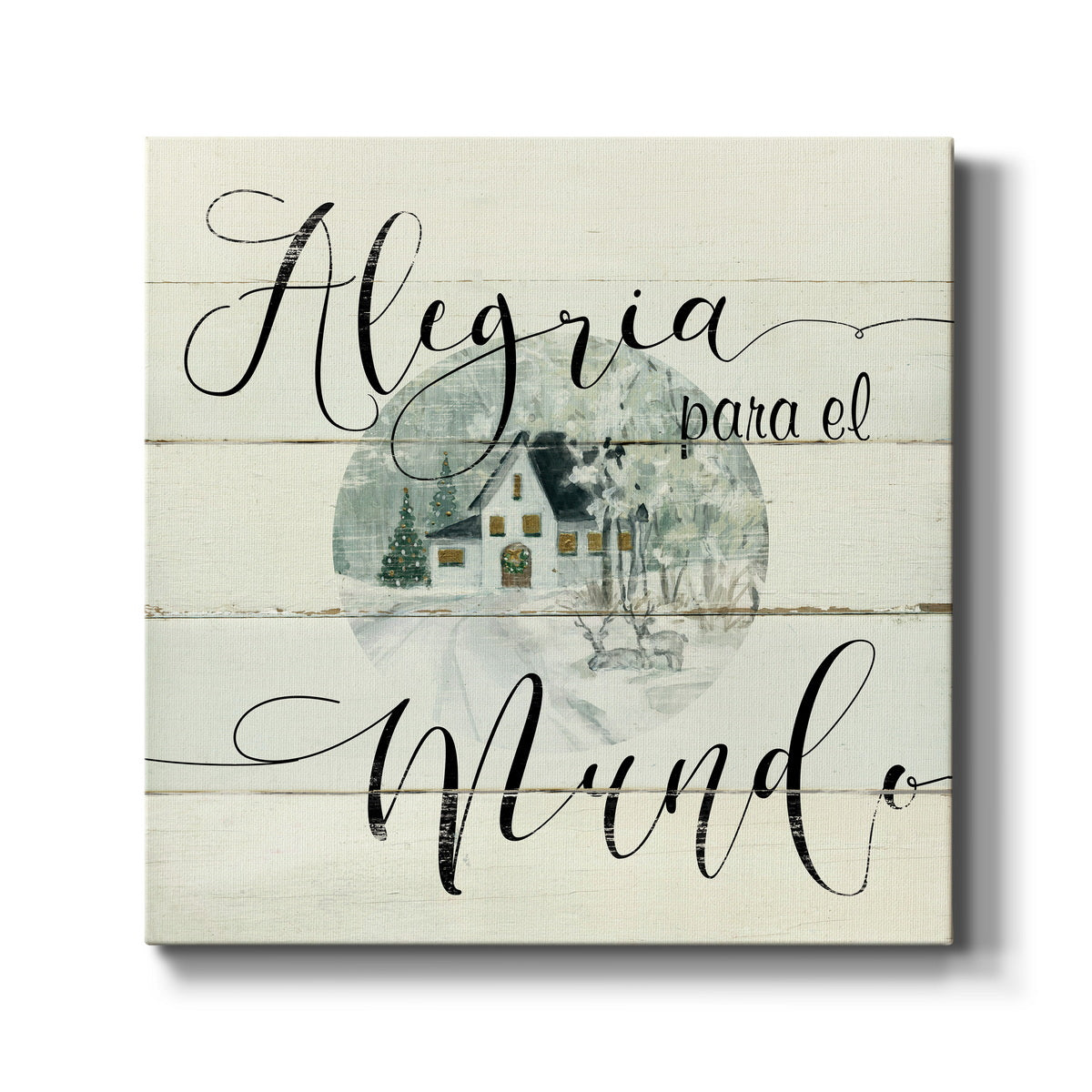 Alegria para el Mundo-Premium Gallery Wrapped Canvas - Ready to Hang