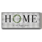 Home is Our Happy Place - Floater Framed Canvas Print