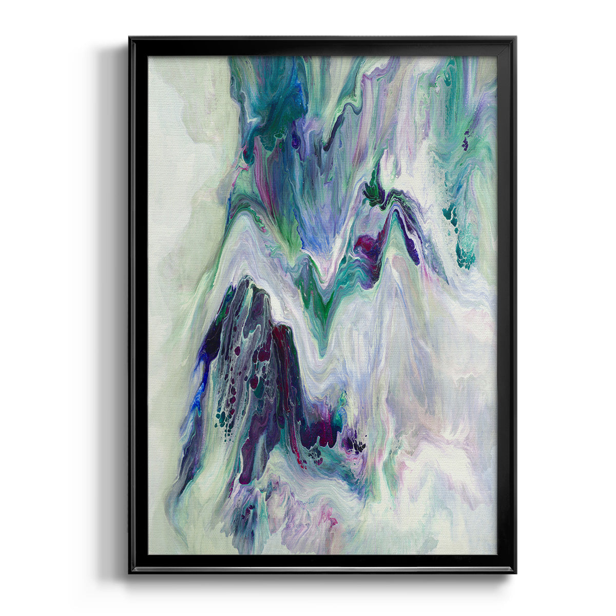 Wild River - Modern Framed Canvas Print