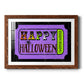 Happy Halloween Ticket - Barnwood Framed Art Print