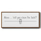 Alexa ... - Floater Framed Canvas Print