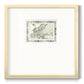 Bordered Map of Europe - Double Matboard Framed Print
