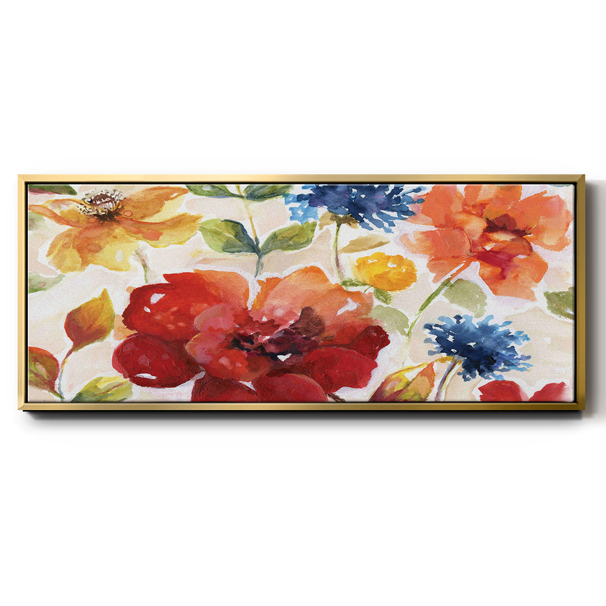 Summer Salsa - Floater Framed Canvas Print