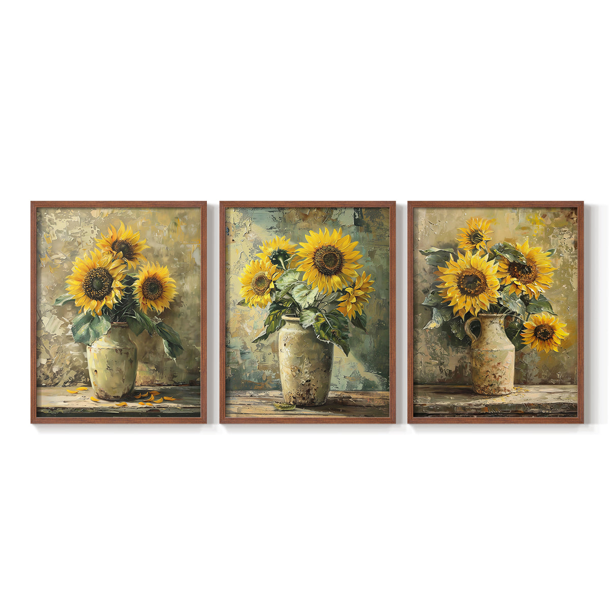Floral Study Series CLXXI - Restickable Framed Art Set