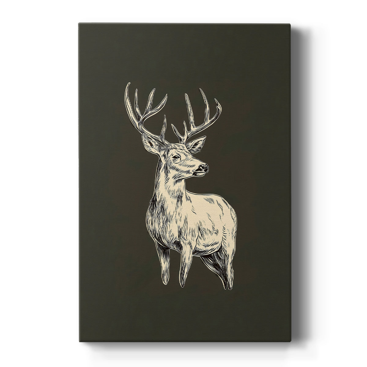 Chalk Blessing of Mistletoe - Canvas Art Print
