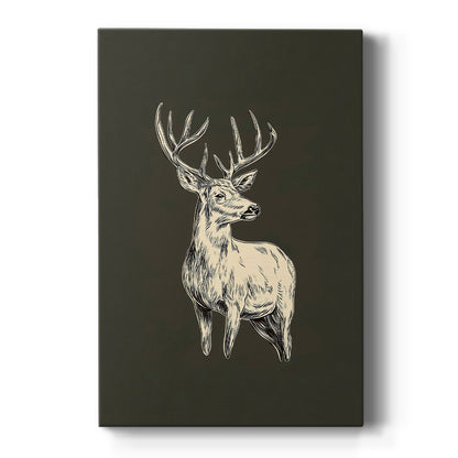 Chalk Blessing of Mistletoe - Canvas Art Print